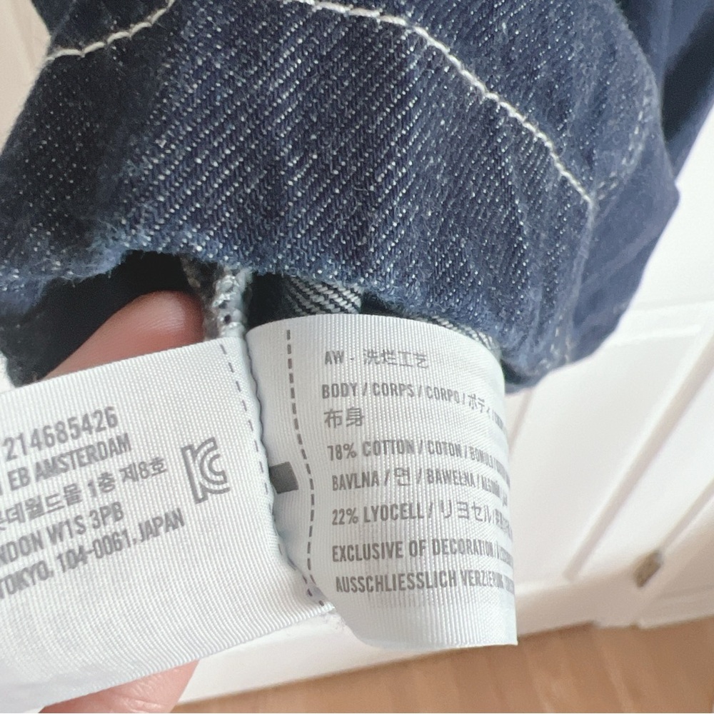 NWT Abercrombie & Fitch Mara Fitted Adjustable Denim Mini Dress - Picture 4 of 8